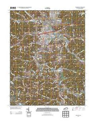 Grayson Kentucky Historical topographic map, 1:24000 scale, 7.5 X 7.5 Minute, Year 2013