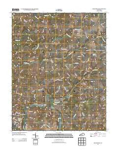 Greensburg Kentucky Historical topographic map, 1:24000 scale, 7.5 X 7.5 Minute, Year 2013