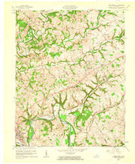 Greensburg Kentucky Historical topographic map, 1:24000 scale, 7.5 X 7.5 Minute, Year 1961