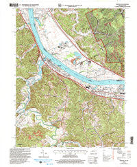 Greenup Kentucky Historical topographic map, 1:24000 scale, 7.5 X 7.5 Minute, Year 2002