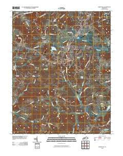 Greenville Kentucky Historical topographic map, 1:24000 scale, 7.5 X 7.5 Minute, Year 2010