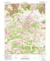 Greenville Kentucky Historical topographic map, 1:24000 scale, 7.5 X 7.5 Minute, Year 1963