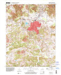 Greenville Kentucky Historical topographic map, 1:24000 scale, 7.5 X 7.5 Minute, Year 1997