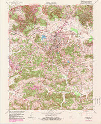 Greenville Kentucky Historical topographic map, 1:24000 scale, 7.5 X 7.5 Minute, Year 1963