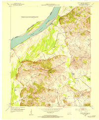 Grove Center Kentucky Historical topographic map, 1:24000 scale, 7.5 X 7.5 Minute, Year 1953