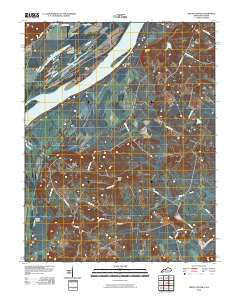 Grove Center Kentucky Historical topographic map, 1:24000 scale, 7.5 X 7.5 Minute, Year 2010