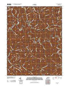 Guage Kentucky Historical topographic map, 1:24000 scale, 7.5 X 7.5 Minute, Year 2010