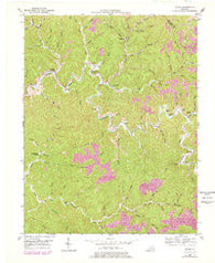 Guage Kentucky Historical topographic map, 1:24000 scale, 7.5 X 7.5 Minute, Year 1951