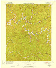 Guage Kentucky Historical topographic map, 1:24000 scale, 7.5 X 7.5 Minute, Year 1951