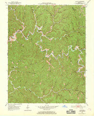 Guage Kentucky Historical topographic map, 1:24000 scale, 7.5 X 7.5 Minute, Year 1951