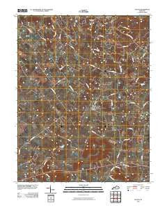 Guston Kentucky Historical topographic map, 1:24000 scale, 7.5 X 7.5 Minute, Year 2010
