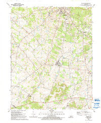 Guston Kentucky Historical topographic map, 1:24000 scale, 7.5 X 7.5 Minute, Year 1991