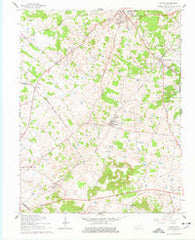 Guston Kentucky Historical topographic map, 1:24000 scale, 7.5 X 7.5 Minute, Year 1961