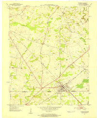 Guthrie Kentucky Historical topographic map, 1:24000 scale, 7.5 X 7.5 Minute, Year 1950