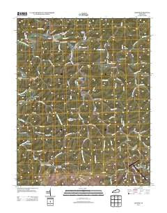 Haddix Kentucky Historical topographic map, 1:24000 scale, 7.5 X 7.5 Minute, Year 2013