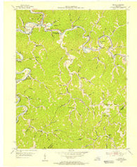 Haddix Kentucky Historical topographic map, 1:24000 scale, 7.5 X 7.5 Minute, Year 1954