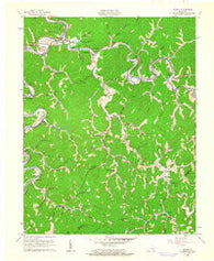 Haddix Kentucky Historical topographic map, 1:24000 scale, 7.5 X 7.5 Minute, Year 1961