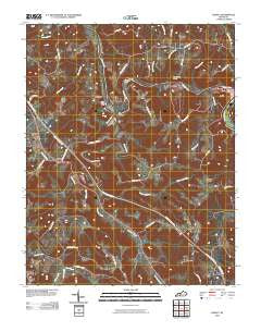 Hadley Kentucky Historical topographic map, 1:24000 scale, 7.5 X 7.5 Minute, Year 2010