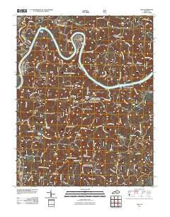 Hail Kentucky Historical topographic map, 1:24000 scale, 7.5 X 7.5 Minute, Year 2011