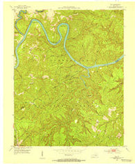 Hail Kentucky Historical topographic map, 1:24000 scale, 7.5 X 7.5 Minute, Year 1952
