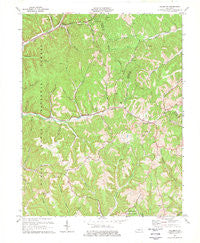 Haldeman Kentucky Historical topographic map, 1:24000 scale, 7.5 X 7.5 Minute, Year 1977