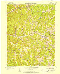 Haldeman Kentucky Historical topographic map, 1:24000 scale, 7.5 X 7.5 Minute, Year 1953
