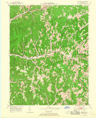 Haldeman Kentucky Historical topographic map, 1:24000 scale, 7.5 X 7.5 Minute, Year 1953
