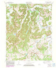 Haleys Mill Kentucky Historical topographic map, 1:24000 scale, 7.5 X 7.5 Minute, Year 1972