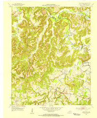 Haleys Mill Kentucky Historical topographic map, 1:24000 scale, 7.5 X 7.5 Minute, Year 1953