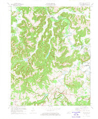 Haleys Mill Kentucky Historical topographic map, 1:24000 scale, 7.5 X 7.5 Minute, Year 1972