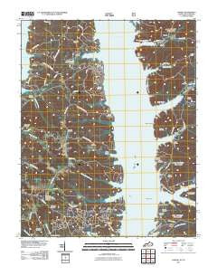 Hamlin Kentucky Historical topographic map, 1:24000 scale, 7.5 X 7.5 Minute, Year 2011