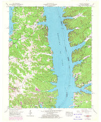 Hamlin Kentucky Historical topographic map, 1:24000 scale, 7.5 X 7.5 Minute, Year 1950