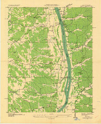 Hamlin Kentucky Historical topographic map, 1:24000 scale, 7.5 X 7.5 Minute, Year 1936