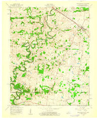 Hammacksville Kentucky Historical topographic map, 1:24000 scale, 7.5 X 7.5 Minute, Year 1957