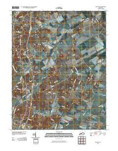 Hanson Kentucky Historical topographic map, 1:24000 scale, 7.5 X 7.5 Minute, Year 2010