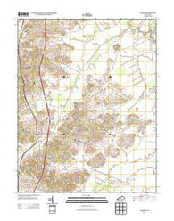 Hanson Kentucky Historical topographic map, 1:24000 scale, 7.5 X 7.5 Minute, Year 2013