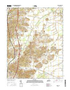 Hanson Kentucky Current topographic map, 1:24000 scale, 7.5 X 7.5 Minute, Year 2016