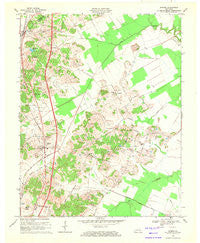 Hanson Kentucky Historical topographic map, 1:24000 scale, 7.5 X 7.5 Minute, Year 1969