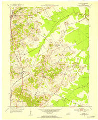 Hanson Kentucky Historical topographic map, 1:24000 scale, 7.5 X 7.5 Minute, Year 1952