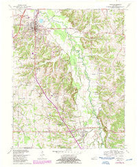 Hardin Kentucky Historical topographic map, 1:24000 scale, 7.5 X 7.5 Minute, Year 1969