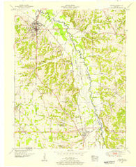 Hardin Kentucky Historical topographic map, 1:24000 scale, 7.5 X 7.5 Minute, Year 1951