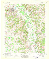 Hardin Kentucky Historical topographic map, 1:24000 scale, 7.5 X 7.5 Minute, Year 1969