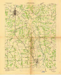 Hardin Kentucky Historical topographic map, 1:24000 scale, 7.5 X 7.5 Minute, Year 1936