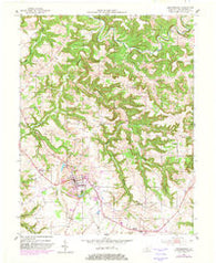 Hardinsburg Kentucky Historical topographic map, 1:24000 scale, 7.5 X 7.5 Minute, Year 1953