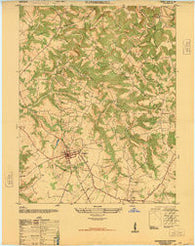 Hardinsburg Kentucky Historical topographic map, 1:24000 scale, 7.5 X 7.5 Minute, Year 1947