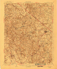 Hardinsburg Kentucky Historical topographic map, 1:62500 scale, 15 X 15 Minute, Year 1931