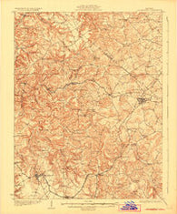 Hardinsburg Kentucky Historical topographic map, 1:62500 scale, 15 X 15 Minute, Year 1931