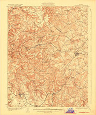 Hardinsburg Kentucky Historical topographic map, 1:62500 scale, 15 X 15 Minute, Year 1931