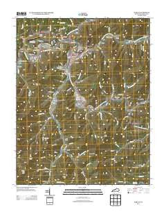 Harlan Kentucky Historical topographic map, 1:24000 scale, 7.5 X 7.5 Minute, Year 2013