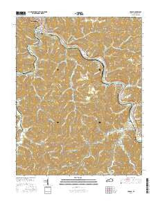 Harold Kentucky Current topographic map, 1:24000 scale, 7.5 X 7.5 Minute, Year 2016